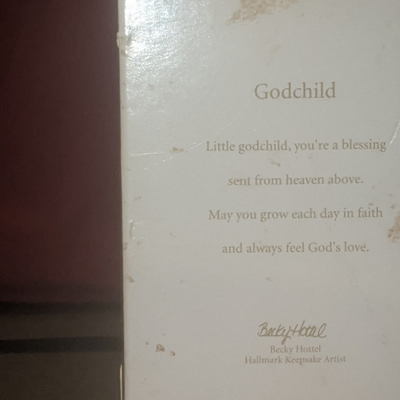 Hallmark keepsake ornament "2012 Godchild" - Picture 2 of 3